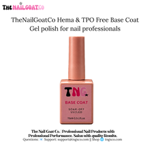 Load image into Gallery viewer, HEMA & TPO Free Gel Base Coat for Nail Professionals | Thenailgoatco