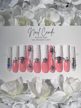 Load image into Gallery viewer, Handmade 3XL Square Matte Croc French Nails
