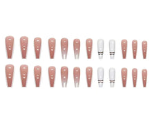 Load image into Gallery viewer, Soft Serve | Nude White Thin French Ombre Nails
