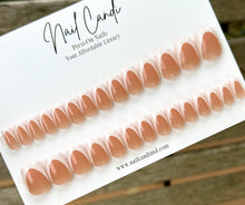 Load image into Gallery viewer, Handmade Short Square French Gel Nails