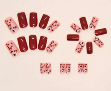 Load image into Gallery viewer, Esperanza | Medium Burgundy Cherry Nails
