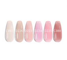 Load image into Gallery viewer, Hand-Painted Solid Color Gel Mani