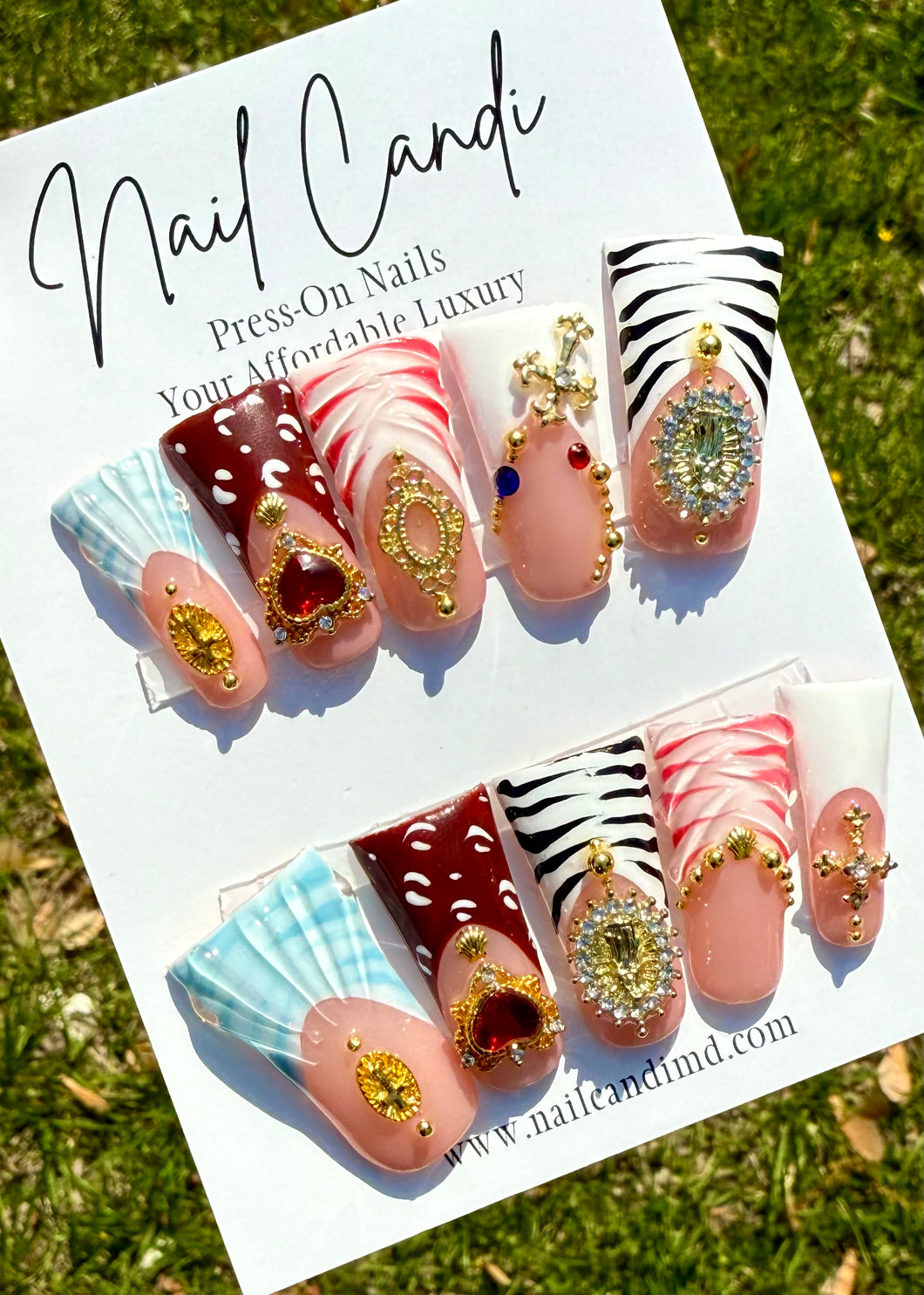 Handmade Elegant XL Duck Nails