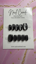 Load image into Gallery viewer, Semi-Handmade Smoke Gray Cateye Nails
