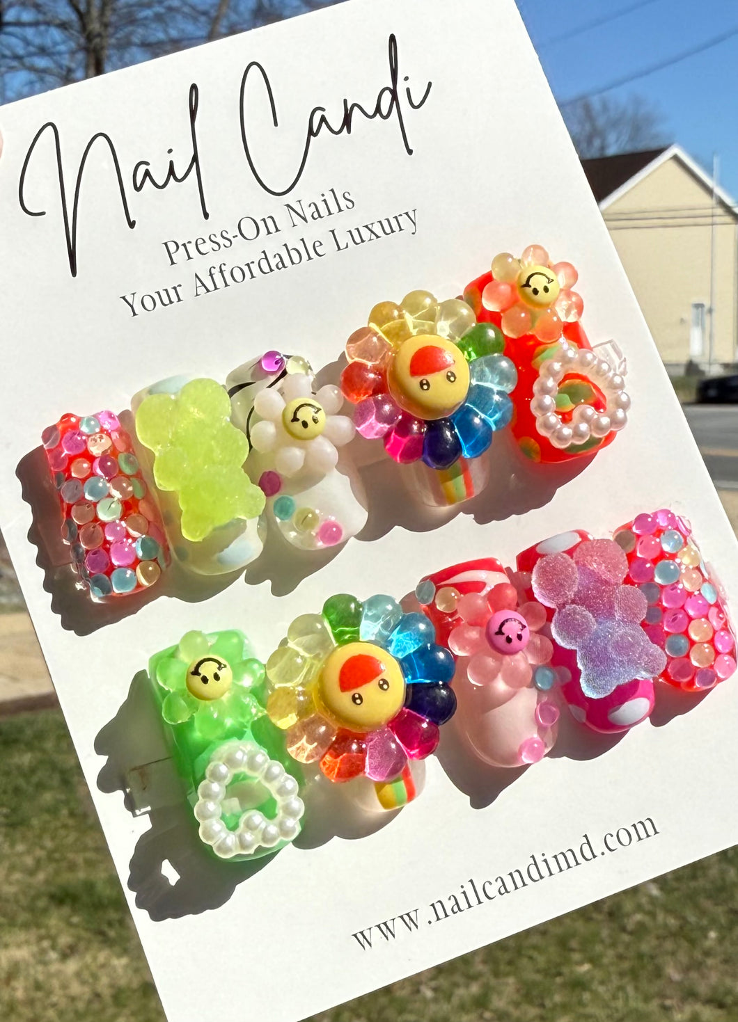 Handmade Spring Junk Nails