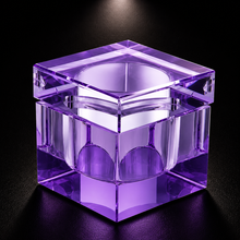 Load image into Gallery viewer, TheNailGoatCo square Dampen dish with lid for acrylic liquid/ nail professionals
