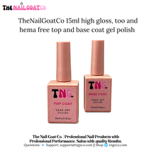 Load image into Gallery viewer, 15ml HEMA/TPO-Free High Gloss Top &amp; Base Coat Gel | thenailgoatco
