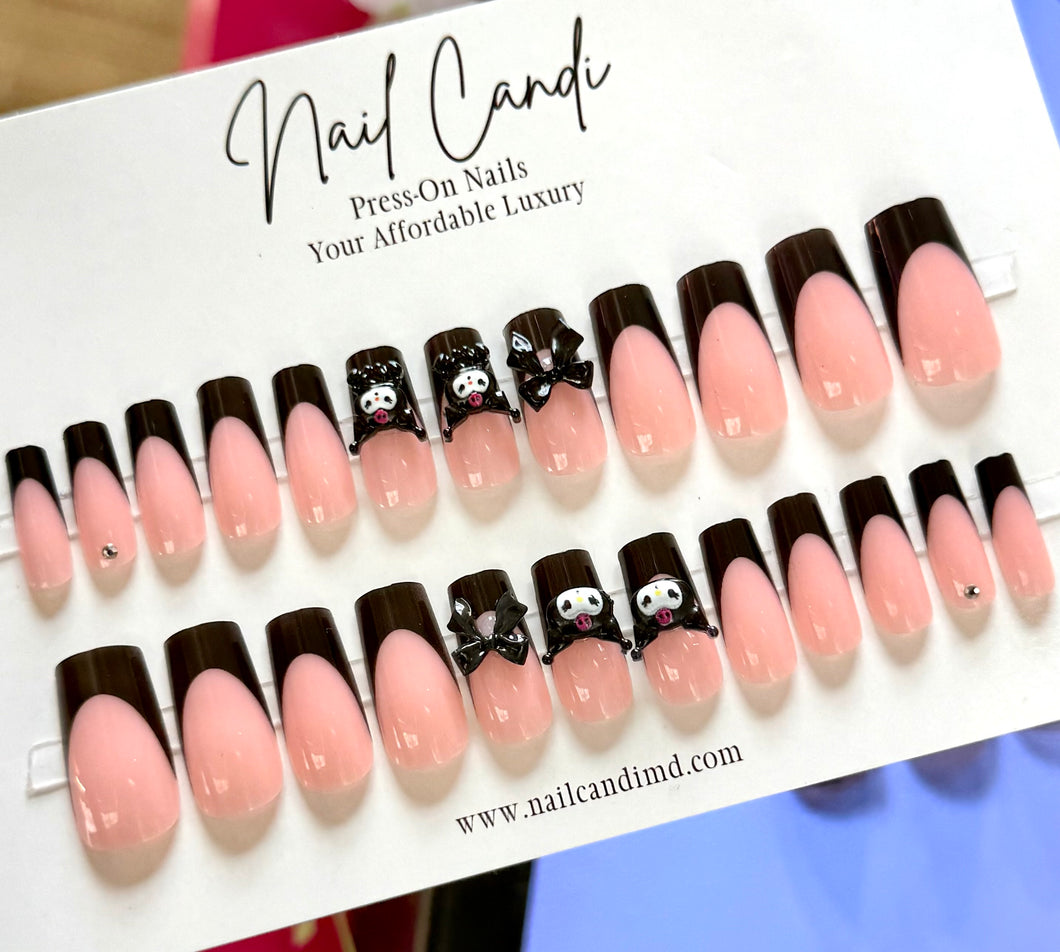 Kuromi | Kuromi Inspired Nails