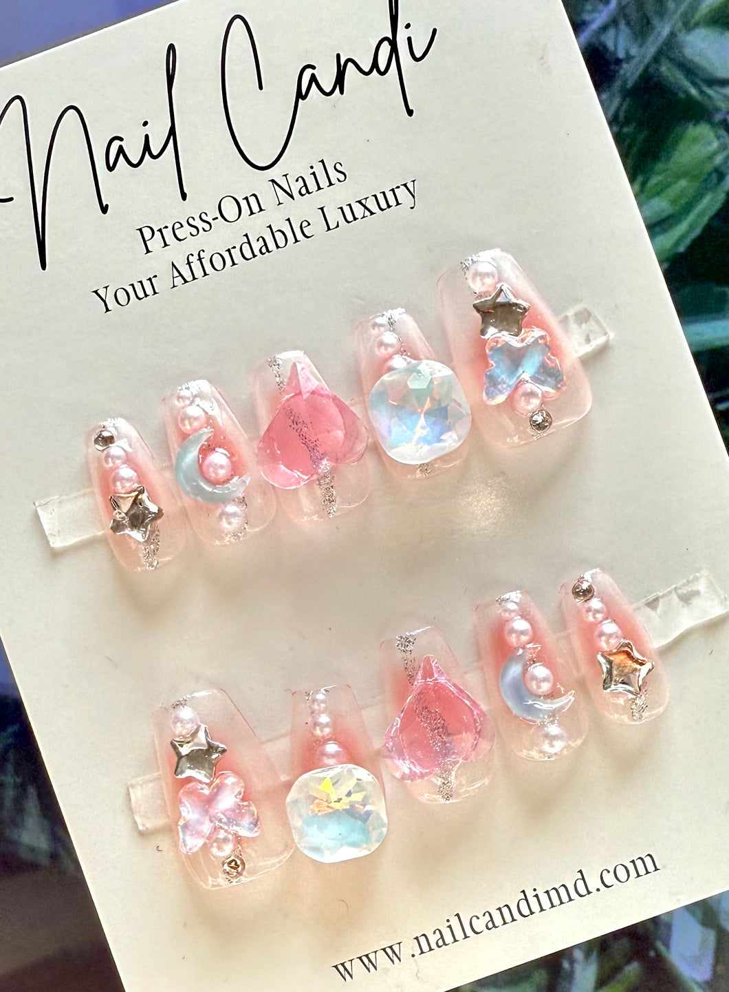 Handmade Large Charm Fantasy Nails