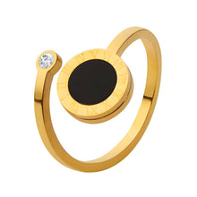 Load image into Gallery viewer, 18K gold plated Stainless steel finger ring, Intensity
