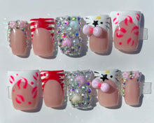 Load image into Gallery viewer, Handmade Pink French Duck Nails
