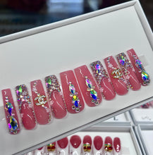 Load image into Gallery viewer, Handmade 1022| XL Pink CC Nails
