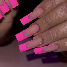 Load image into Gallery viewer, HOT PINK FRENCH PRESS ON NAILS

