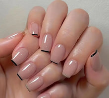 Load image into Gallery viewer, Regal | Short Natural Thin French Nails
