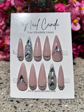 Load image into Gallery viewer, Handmade Long Stiletto Gel Nails | Long Baby Pink Nails
