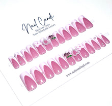 Load image into Gallery viewer, Little Miss | Deep Pink Base French Nails
