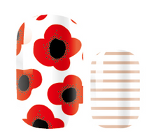 Load image into Gallery viewer, Red Posie Stripe
