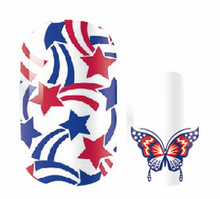 Load image into Gallery viewer, Red White &amp; Butterfly
