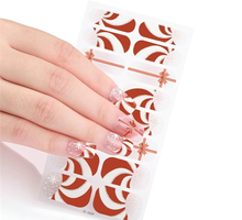Load image into Gallery viewer, Candy Cane Swirl Gel Nails
