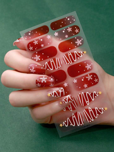 Load image into Gallery viewer, Christmas Trees Gel Nails
