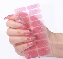 Load image into Gallery viewer, Cotton Candy Stars Gel Nails
