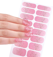 Load image into Gallery viewer, Cotton Candy Stars Gel Nails
