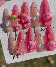 Load and play video in Gallery viewer, Handmade Stiletto Kirby Nails
