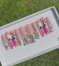 Load and play video in Gallery viewer, Handmade Gangsta Hello Kitty Nails
