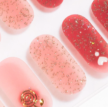 Load image into Gallery viewer, Heart Rose Gel Nails
