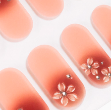 Load image into Gallery viewer, Floral Ombre Gel Nails
