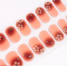 Load image into Gallery viewer, Floral Ombre Gel Nails
