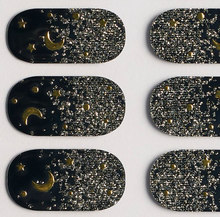 Load image into Gallery viewer, Midnight Sky Gel Nails
