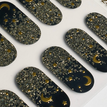 Load image into Gallery viewer, Midnight Sky Gel Nails
