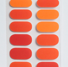 Load image into Gallery viewer, Orange Cream Gel Nails
