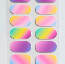 Load image into Gallery viewer, Rainbow Pastel Gel Nails
