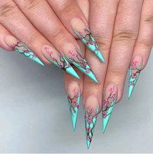 Load image into Gallery viewer, Sakura | Cherry Blossom Press On Nails
