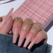 Load image into Gallery viewer, Ellie | Negative Pink French Nails
