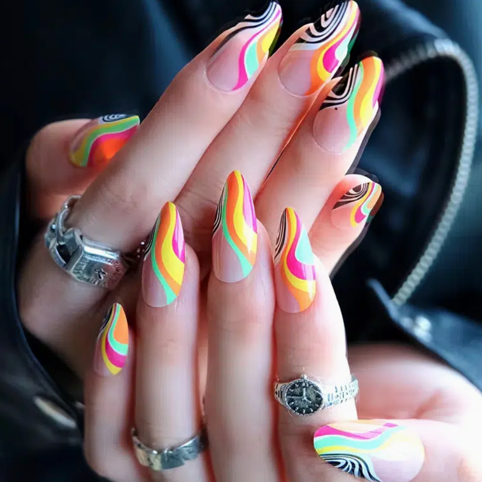 Giddy | Colorful Dizzy Nails